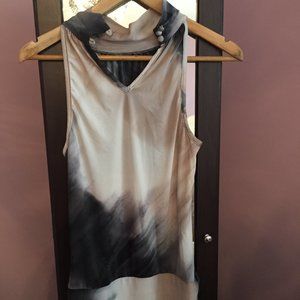 le Chateau High Neckline Sleeveless Top